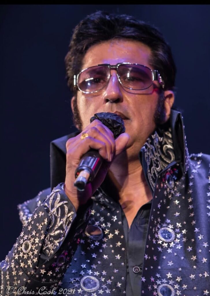 Bal Johal performing as Indian Elvis