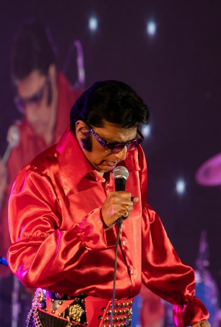 Indian Elvis performing